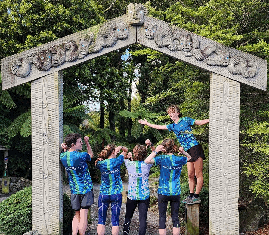 Members with new shirts on